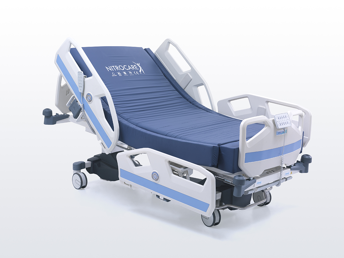 Кровать бариатрическая медицинская электрическая NITROCARE с принадлежностями серия SANTE NITRO HB 8000 B