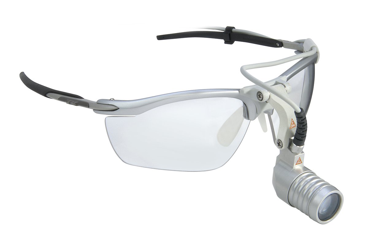 Налобный осветитель Heine LED MicroLight на очковой оправе S-Frame