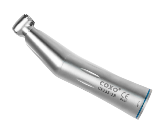 Угловой наконечник с кнопочным зажимом COXO CX235-1В