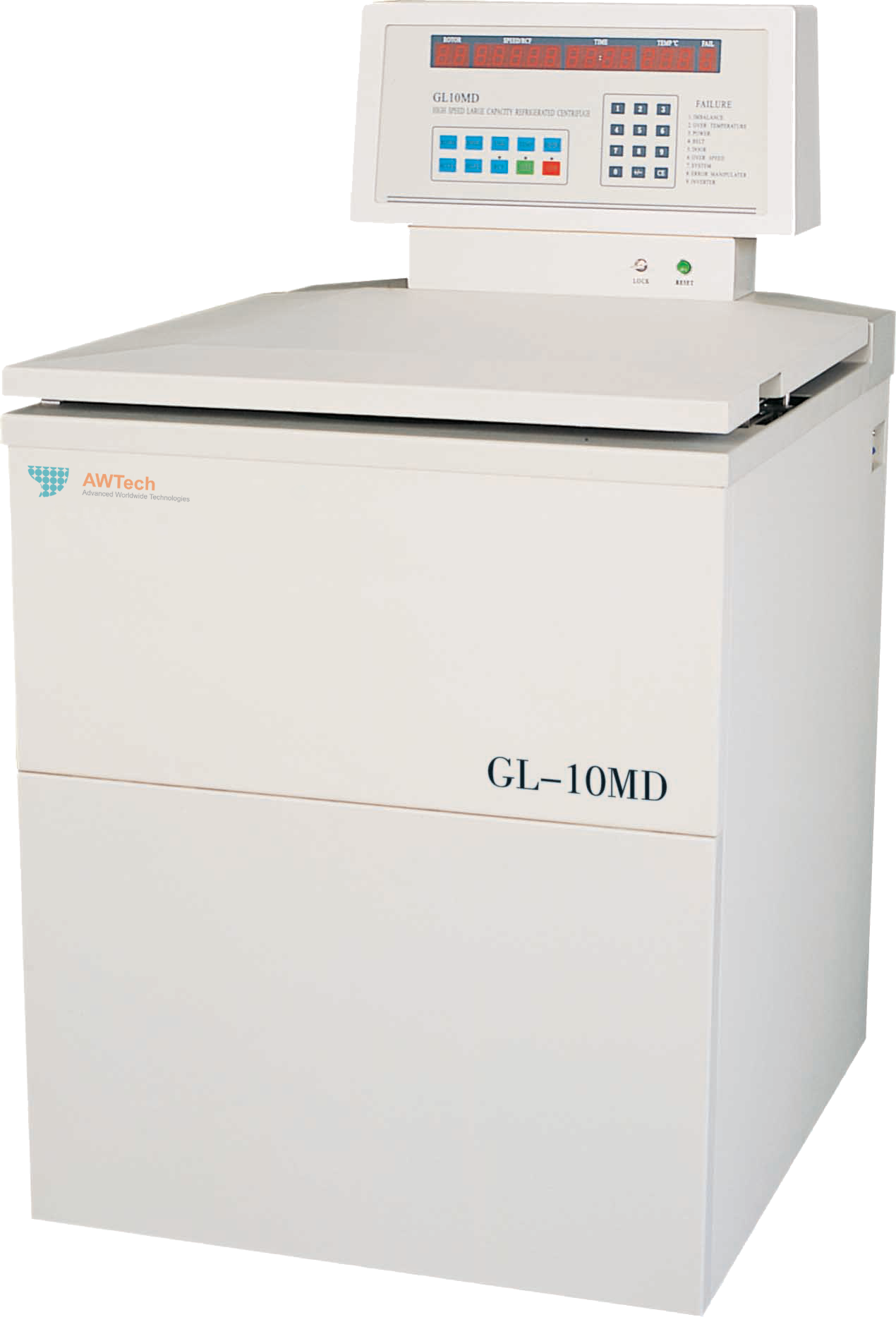 Высокоскоростная центрифуга большого объёма с охлаждением AWTech GL-10MD