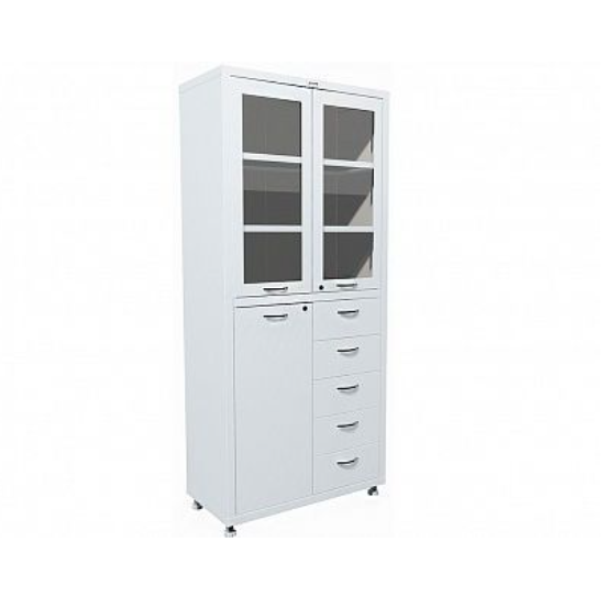 Медицинский шкаф двустворчатый HILFE МД 2 1780 R-5