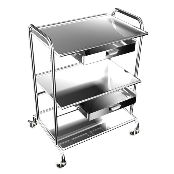 Стол инструментальный СИ 2-01 (3Н-2) 3 полки 2 ящика