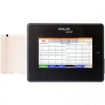 Портативный 12-канальный электрокардиограф SCHILLER CARDIOVIT MS-2007