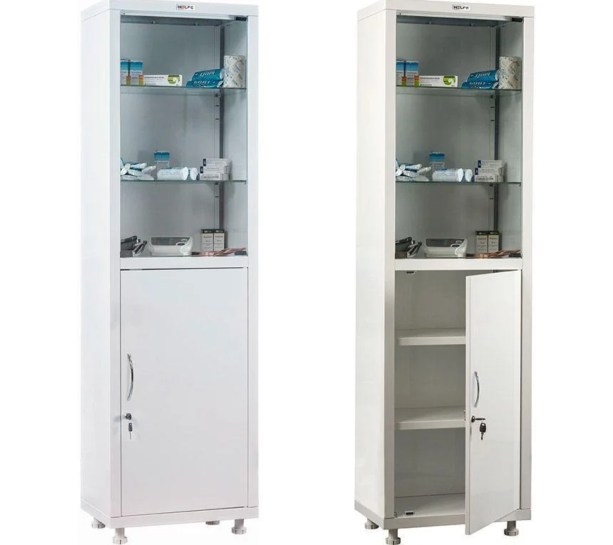 Шкаф медицинский Hilfe МД 1 1650 SG, SS