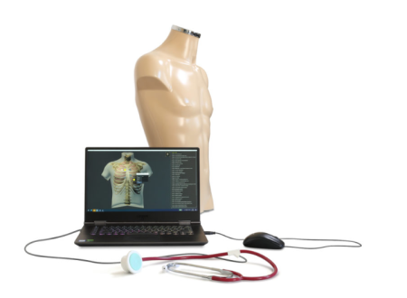 Тренажер по аускультации Sim-med
