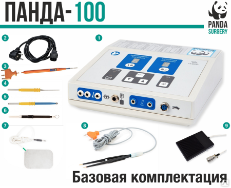 Аппарат ветеринарный электрохирургический высокочастотный ПАНДА-100