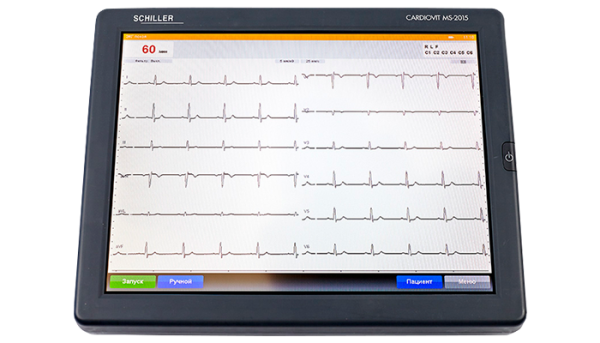 Стационарный 12-канальный электрокардиограф SCHILLER CARDIOVIT MS-2015