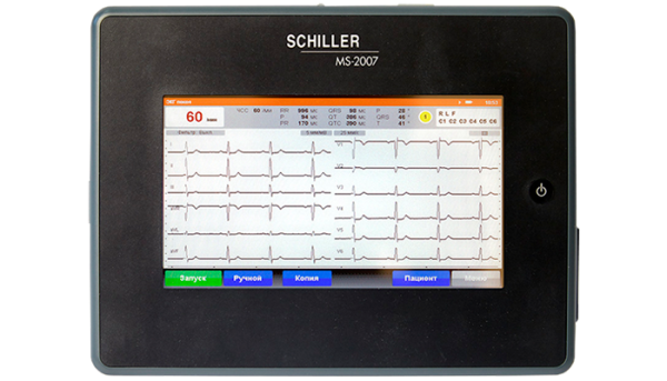 Портативный 12-канальный электрокардиограф SCHILLER CARDIOVIT MS-2007