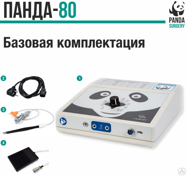 Аппарат ветеринарный электрохирургический высокочастотный ПАНДА-80