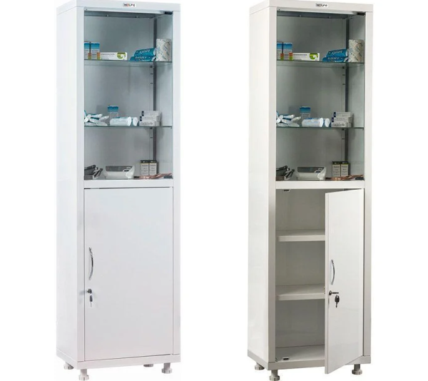 Шкаф медицинский Hilfe МД 1 1650 SG, SS